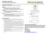 Efficient Lighting EL-845-223 Installation guide