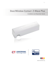 Eurotronic Z-Wave+ Plus Window or Door Contact User guide