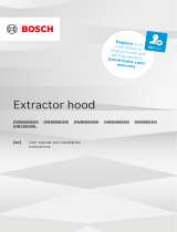 Bosch DWB098G50I/01 User manual and assembly instructions