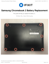 iFixit 61842 Samsung Chromebook 2 Battery Replacement Operating instructions
