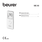 Beurer ME 90 Mobile ECG Device User manual