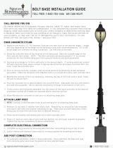 Signature Streetscapes Bolt Base Streetlight Installation guide