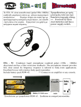 TAP STA-91H Condenser Lapel Microphone User guide