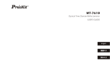 Pro sKit MT-7610 Optical Time Domain Reflectometer User guide