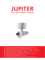 Jupiter Grain Mill Attachment Steel Cone Grinder User manual
