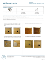 ITC 2319X-XX Whisper Latch User manual