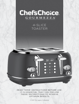 Chef-s Choice Chef s Choice TTCC4SMB13 4-Slice Toaster User manual
