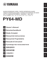 Yamaha PY64 Owner's manual