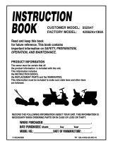 Simplicity RIDING LAWN MOWER User manual