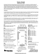 Hochiki FNV-2ZA Zone Splitter Module User manual