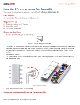 SolarEdge SolarEdge Home Hub, Three Phase Inverter Internal Fans Support Kit User guide