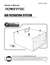 PowerTech AF4001 Air Filtration System Owner's manual