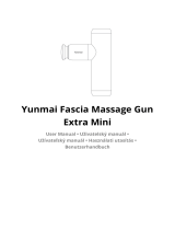 Yunmai Fascia Massage Gun Extra Mini User manual
