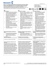 Kosnic KBHCT9-18C6S65-SCT Integrated LED Bulkhead Operating instructions