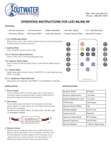 OUTWATER LED INLINE RF Impact Protection for Furniture User manual