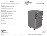 Koolatron KTCF50 Tool Chest Fridge User guide