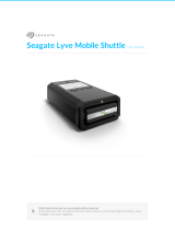 Seagate Lyve Drive Shuttle Lyve Mobile Shuttle User manual