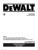 DeWalt DCS361M1 User manual
