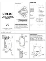 SPY SHOP EUROPE SIM-03 Digital Quad Pir and Microwave Antimasking Detector User manual