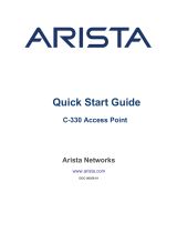 ARISTA C-330 Access Point User guide