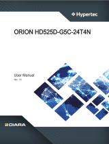 Hypertec ORION HD525D-G5C-24T4N Owner's manual