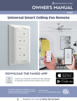 Prominence Home51658 Universal Smart Ceiling Fan Remote