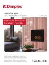 Dimplex XHD28L 28 Inch Multi Fire XHD Plug In Electric Fireplace Installation guide