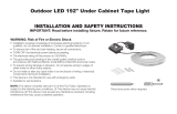 WayfairOutdoor LED 192 Inch Under Cabinet Tape Light