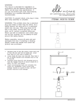 Elk Home H0019-10389 Audry 32 Inch Table Lamp User manual
