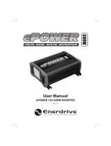 Enerdrive ePOWER 600W True Sine Wave Inverter User manual