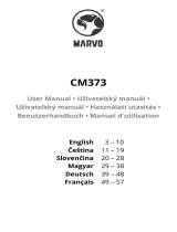 Marvo CM373 Honeycomb Keyboard and Mouse User manual