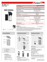 Xmart HL-WALL-15 Solar Lamp User manual