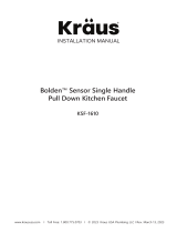 KRAUS KSF-1610MB Installation guide