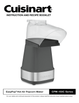 Cuisinart CPM-150C Series EasyPop Hot Air Popcorn Maker User manual