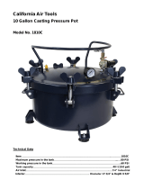 California Air Tools 1810C 10 Gallon Casting Pressure Pot User manual