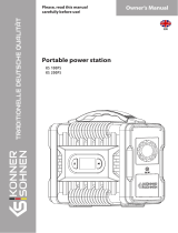 KONNER SOHNEN KS 100PS Portable Power Station Owner's manual