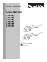Makita GA4590 Angle Grinder User manual