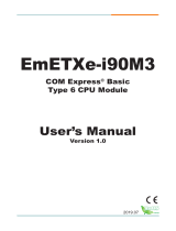 Arbor Technology EmETXe-i90M3 User manual