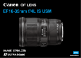 Canon EF16-35mm f/4L IS USM EF Lens Operating instructions
