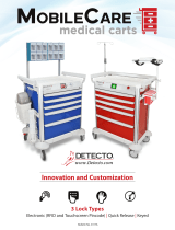 Detecto CAPS MobileCare Medical Carts User manual