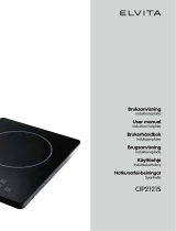 elvita CIP2121S Induction Hotplate User manual