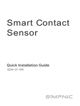 SIMPNIC SDW-01-SW Smart Contact Sensor Installation guide