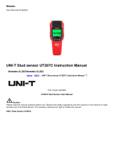 UNI-T UT387C Stud Sensor Wall Scanner User manual