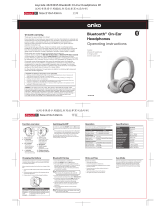 ANKO 43233915 Bluetooth On Ear Headphones Owner's manual