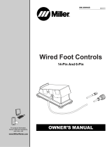 Miller WIRED FOOT CONTROLS Owner's manual