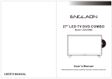 ENOLAON LED27M80 27 Inch LED TV DVD Combo User manual
