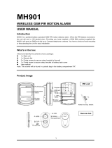 mkwinkel MH901 Wireless Gsm Pir Motion Alarm User manual