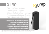 Trevi XJ 90 X Jump Amplified Bluetooth Speaker User guide