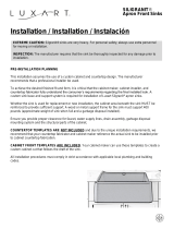 Luxart Siligranit Apron Front Sinks User manual