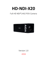 AIDAHD-NDI-X20 Full HD IP Broadcast PTZ Camera